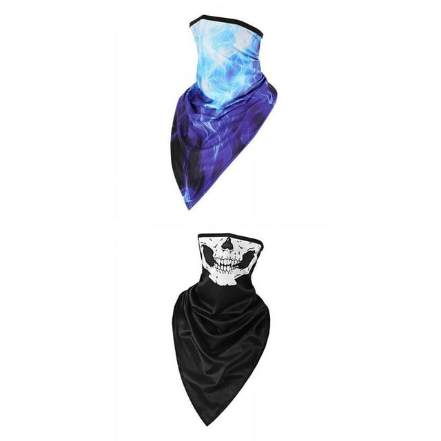 de 2 polainas multiusos para el cuello, protección , bandana para exteriores, a prueba