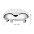 thumbnail image 2 of ADDHAT Gear Stick Knob Cover 1Pack in Silver for Car Gear Lever Stick Handle with Sleek Design, 2 of 6