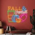 thumbnail image 4 of Glowneon Fall & Football Neon Sign, Football Club Store Wall Decor, 4 of 4