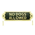 thumbnail image 2 of Renovators Supply Brass Wall Plate "No Parking" Business Sign Polished Brass Plaques 11" Length, 2 1/4" H, 2 of 2