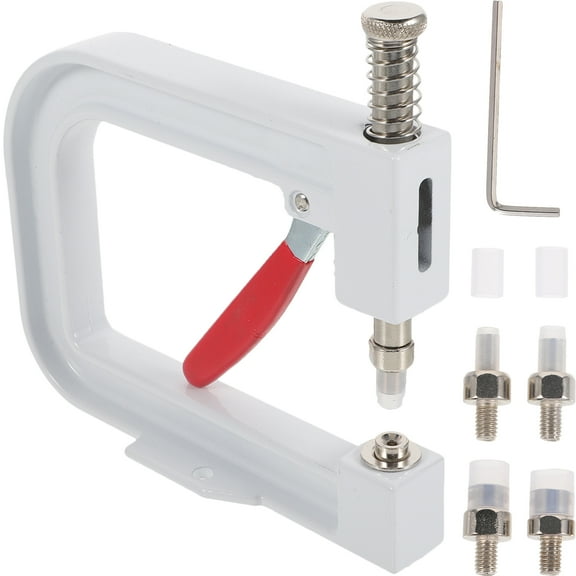 CYLINDSOME 1 Set Hand Press Pearls Setting Machine Clothes Bags Beading Machine Crafts Beading Tool