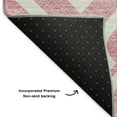 thumbnail image 3 of Addison Rugs Mayfield Washable Transitional Geometric Blush Rectangle Rug, 9' x 12', 3 of 6