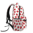 thumbnail image 3 of Fotbe Cartoon Strawberry Pattern Casual Backpack for School, Travel, and Outdoor Activities - Durable, Lightweight, and Comfortable, 3 of 5