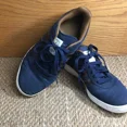 thumbnail image 2 of Adi - das Etrusco Men Athletic Sneaker Shoe 7.5 Blue Suede 3 Brown Stripes G66104, 2 of 6