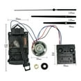thumbnail image 4 of serony Pendulum Clock Movement DIY Replacement Wall Clock Movement Wall Clock Movement Mechanism Chime Music Box Style F Hands, 4 of 8