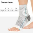 3Pairs Neuropathy Socks Peripheral Neuritis Compression Toeless Foot