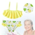 thumbnail image 2 of Piomll Swimsuit for Girls Big Fruit Lemon Pattern Separate Hot Spring Summer Kids Swimwear, 2 of 8