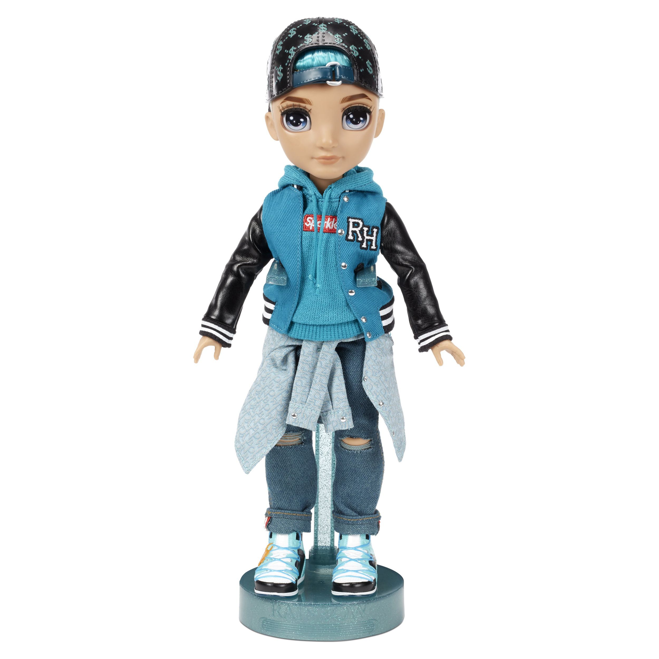 Rainbow High River Kendall – Teal Boy Fashion Doll with 2 Complete Mix & Match Outfits and Accessories, Toys for Kids 6-12 Years Old - image 4 of 7