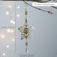 thumbnail image 3 of Adornos de decoración para árbol de Navidad en 3D, colgantes de metal con forma de copo de nieve y carámbanos, de cristal transparente, para árbol, fiesta de invierno y año nuevo, 3 of 5