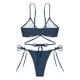 thumbnail image 3 of WILLBEST Traje de Baño Dama conjunto de Bikini de Mujer Tanga Bikini de Dos Piezas Traje de Baño Ajustable Sexy Traje de Baño con Anillo, 3 of 4