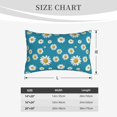 thumbnail image 4 of Xecao Daisies Flowers for Decorative Throw Pillow Case for Couch,Sofa or Bed Set,Pillow Cover for Sofa Home Decor Ideal Gift-20"x30", 4 of 6