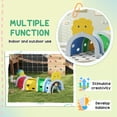 thumbnail image 4 of Qaba Tunnel for Kids to Crawl Through, Lion Design, for 3-6 Years, 4 of 9