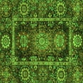 thumbnail image 1 of Ahgly Company Indoor Square Oriental Green Traditional Area Rugs, 8' Square, 1 of 4