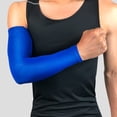 thumbnail image 1 of 1Pcs Basketball Shooter Sleeves Compression Sunscreen Bands Cycling Running Blue, 1 of 9