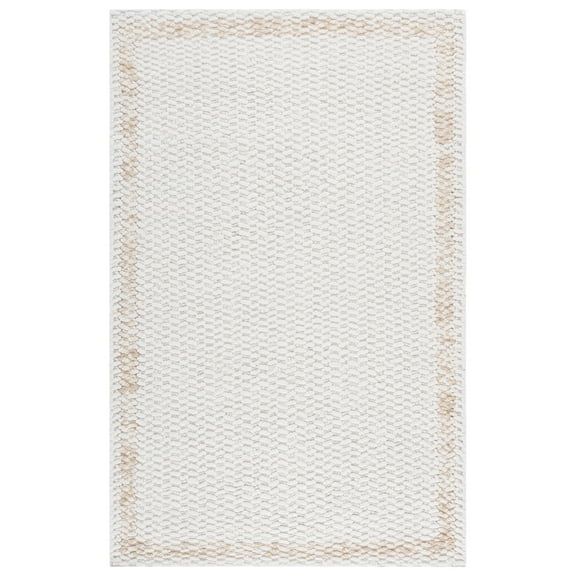 SAFAVIEH Natura Maggie Bordered Area Rug, Beige/Ivory, 8' x 10'