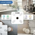 thumbnail image 5 of Gnmfd Solar Digital Bathroom Scale with Bluetooth Body Composition Monitor, Smart Weight Scale for Home Fitness, Body Fat Muscle BMI App, High Precision Glass Scale, 5 of 9