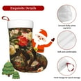 thumbnail image 5 of Naloa Elegant Still Life Roses Christmas Stockings Decorations, Xmas Ornaments, DIY Personalized Farmhouse Decor for Home Family Party Tree, 5 of 7