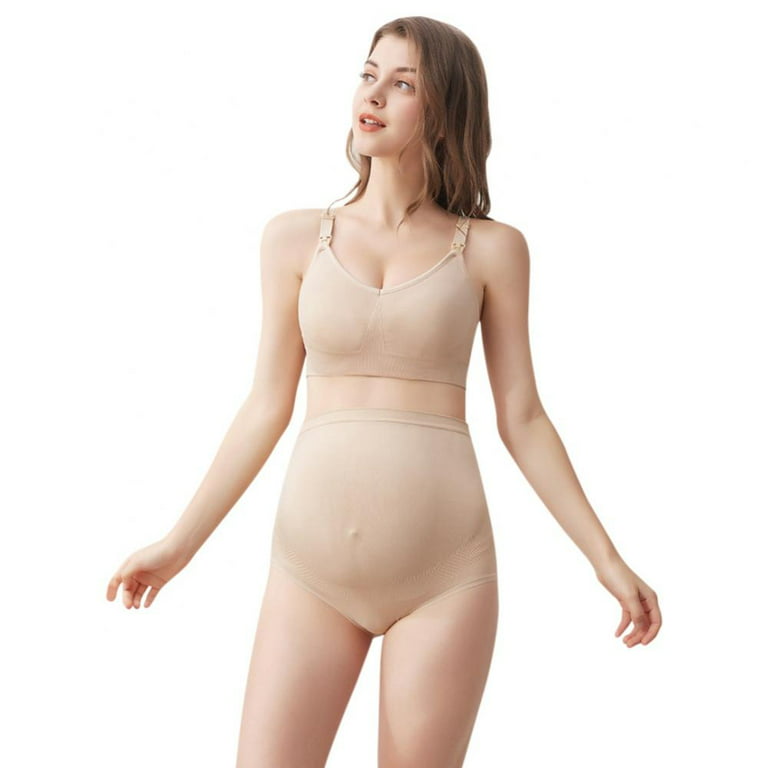 Maternity Underwear Plus Size Seamless Pregnancy Panties High