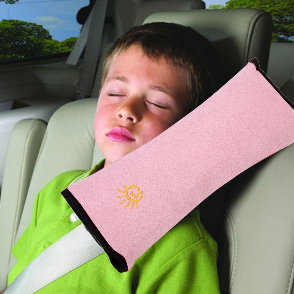 Sleep Car Safety Strap Pillow Travel Shoulder Seat Belt Kids Rest Pad Cushion 