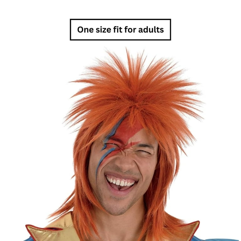 Glam Wig Adult Orange Glam Wig Adult Orange