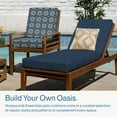 thumbnail image 3 of Hampton Texture Navy Essentials Chaise Lounge Cushion, 3 of 7