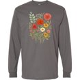 thumbnail image 3 of Inktastic Floral Watercolor Bouquet Art Long Sleeve T-Shirt, 3 of 5