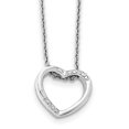 thumbnail image 1 of Collier Coeur de Diamant de Pomme 18 Pouces, 1 of 3