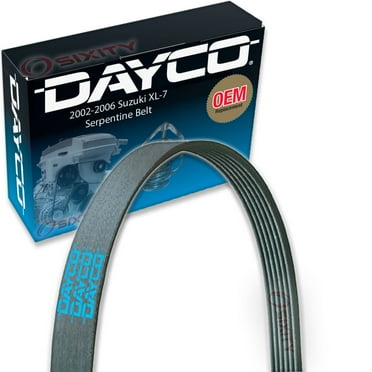 Dayco Power Steering AC Idler Serpentine Belt compatible with Suzuki XL-7 2002-2006