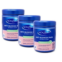 3 Pack - Noxzema Anti Blemish Face Pads, Acne Treatment 2% Salicylic Acid for all Skin Types 90 Ct