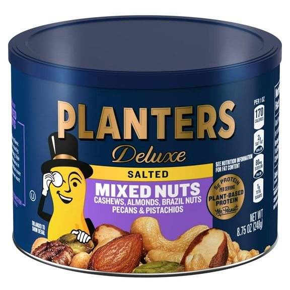 Planters Deluxe Mixed Nuts GGA1 (8.75 oz Canister)