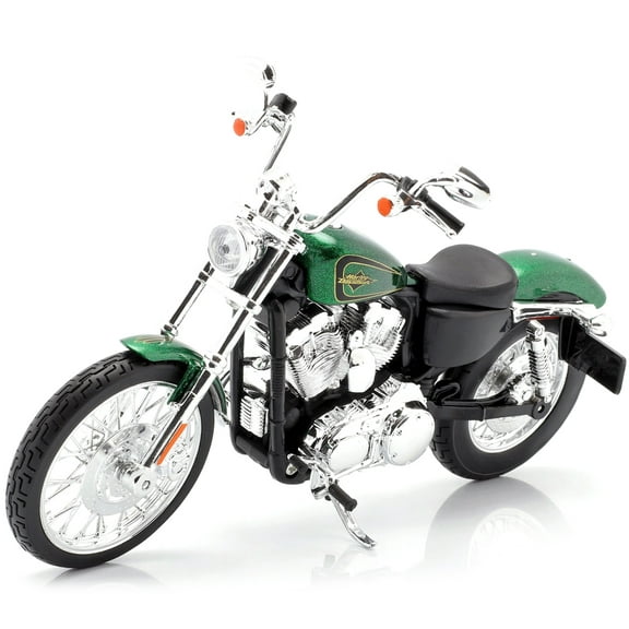 2013 Harley Davidson XL 1200V Seventy Two Green Motorcycle Model 1/12 by Maisto