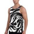 thumbnail image 2 of Salouo Leopard And Zebra 2 for Men's Tank Tops,Sleeveless Muscle Shirts for Men Quick Dry Workout Tank Top Gym Muscle Tee Fitness Bodybuilding Sleeveless T Shirt-4X-Large, 2 of 7