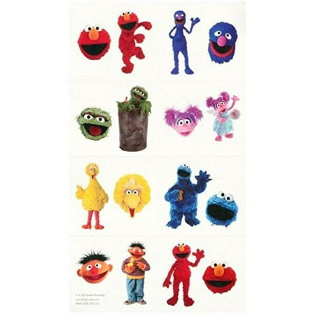 Sesame Street Tattoos (each) - Party Supplies