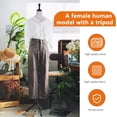 thumbnail image 2 of YRLLENSDAN 59-67 Inch Mannequin Body Dress Mannequin with Stand Height Adjustable Sewing Mannequin Female Mannequin Full Body Dress Forms Dress Form Mannequin for Sewing Mannequin Torso Female, Grey, 2 of 7