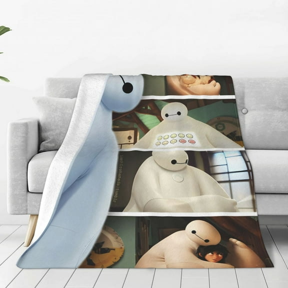 Baymax-1 (16) Blanket Soft Bed Sofa Throw Cozy Lightweight Birthday Gift