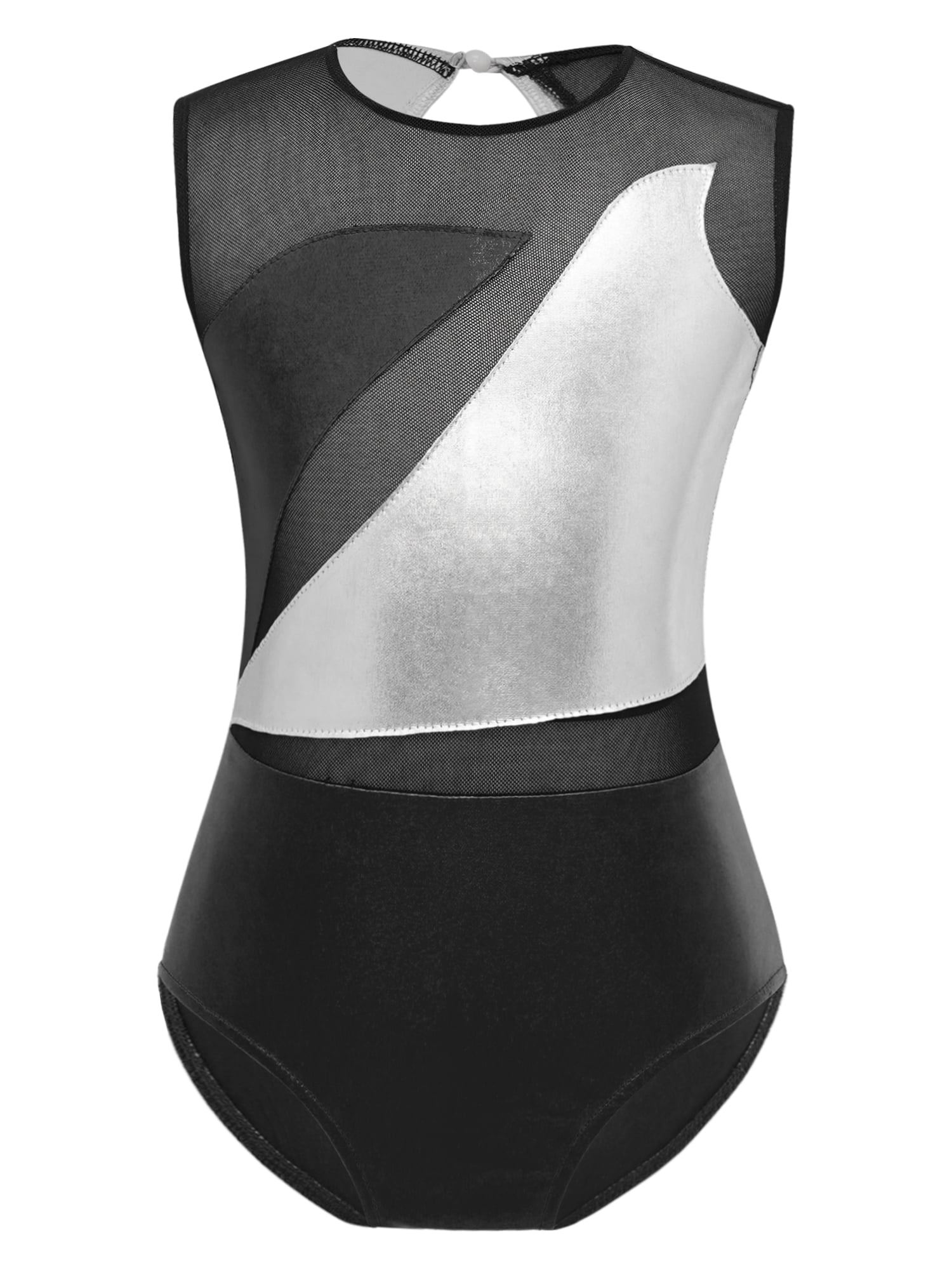 YiZYiF Kids Girls Gymnastics Outfit Sleeveless Dance Sports Leotard