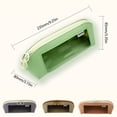 thumbnail image 3 of Stylus Pencil Clear Pencil Case Aesthetics Large Capacity Pencil Case With Zipper Simple Fixed Pencil Case Clear Pencil Case School Teen Girls Boys Multi Purpose Pencil Case, 3 of 8