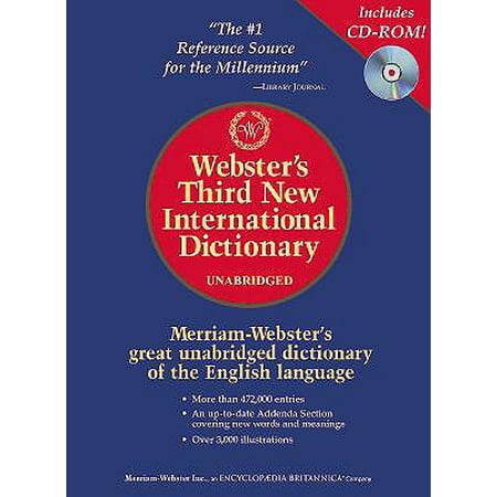 Websters 3rd New International Dictionary - 