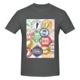 thumbnail image 4 of Bingfone Travel Stamp Men'S Loose Fit Short-Sleeve Pocket T-Shirt, 4 of 7
