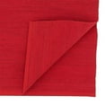 thumbnail image 2 of Fennco Styles Classic Design Cotton Solid Color Table Runner 16" W x 72" L - Red Table Cover for Home Décor, Everyday Use, Banquets, Family Gathering and Special Occasion, 2 of 2