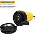 thumbnail image 4 of 12V Submersible Pump 50W Submersible Pump 4200L/H DC Pump Dirty Water Pump Portable Cable Length 2.3m With Clip, 4 of 5