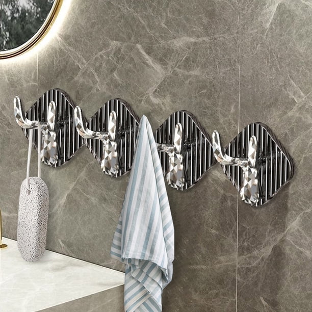 Ganchos de asta, adhesivos para pared, sin taladro, resistentes a la oxidación, para cocina y baño, almacenamiento en la entrada, fácil instalación, decorativos, para organizar el hogar,