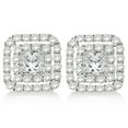 thumbnail image 3 of Petite Pave Diamond Initial Pendant Necklace 14k White Gold, 3 of 5