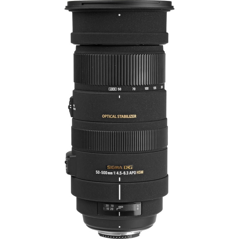 Sigma 50-500mm f/4.5-6.3 APO DG OS HSM SLD Ultra Telephoto Zoom