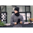 thumbnail image 2 of Sinhoon Winter Beanie Hat & Scarf & Touchscreen Gloves, Warm Knit Fleece Lined Beanie Gloves Infinity Scarf Set for Men and Women (Black), 2 of 7