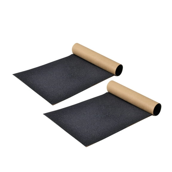 FRCOLOR 2 Pcs Grip Tape Skateboard Sandpaper Sanding Skateboarder Black