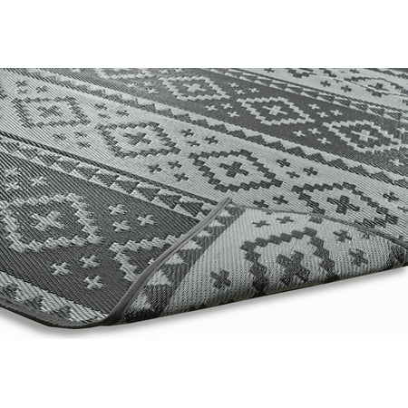 outdoor plastic rug reversible rugs geometric indoor grey dark