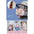 thumbnail image 5 of Multifunction Baby Diaper Bag,Diaper Tote Bag Baby Stroller Organizer Bags Babies Shower Gift for Mom or Dad, 5 of 6