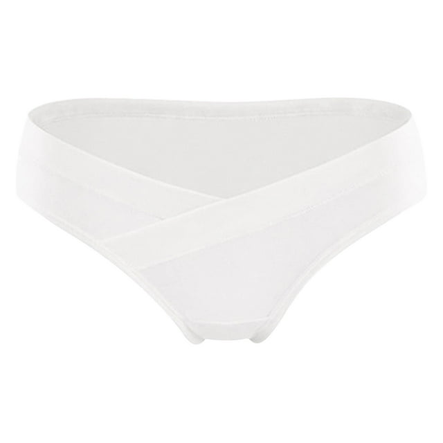 Birdeem Ladies Comfortable Prenatal Solid Color Large Size Abdominal Maternity Panties Low Waiste Underpants