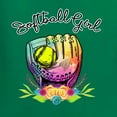thumbnail image 3 of Wild Bobby, Colorful Softball Girl, Sports, Men Graphic Tank Top, Kelly, Small, 3 of 5